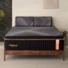 14 Inch Plush Hybrid Mattress Black Memory Foam with Individually Pocket Coils Mattress Queen Size in Box for Pressure Relief 2