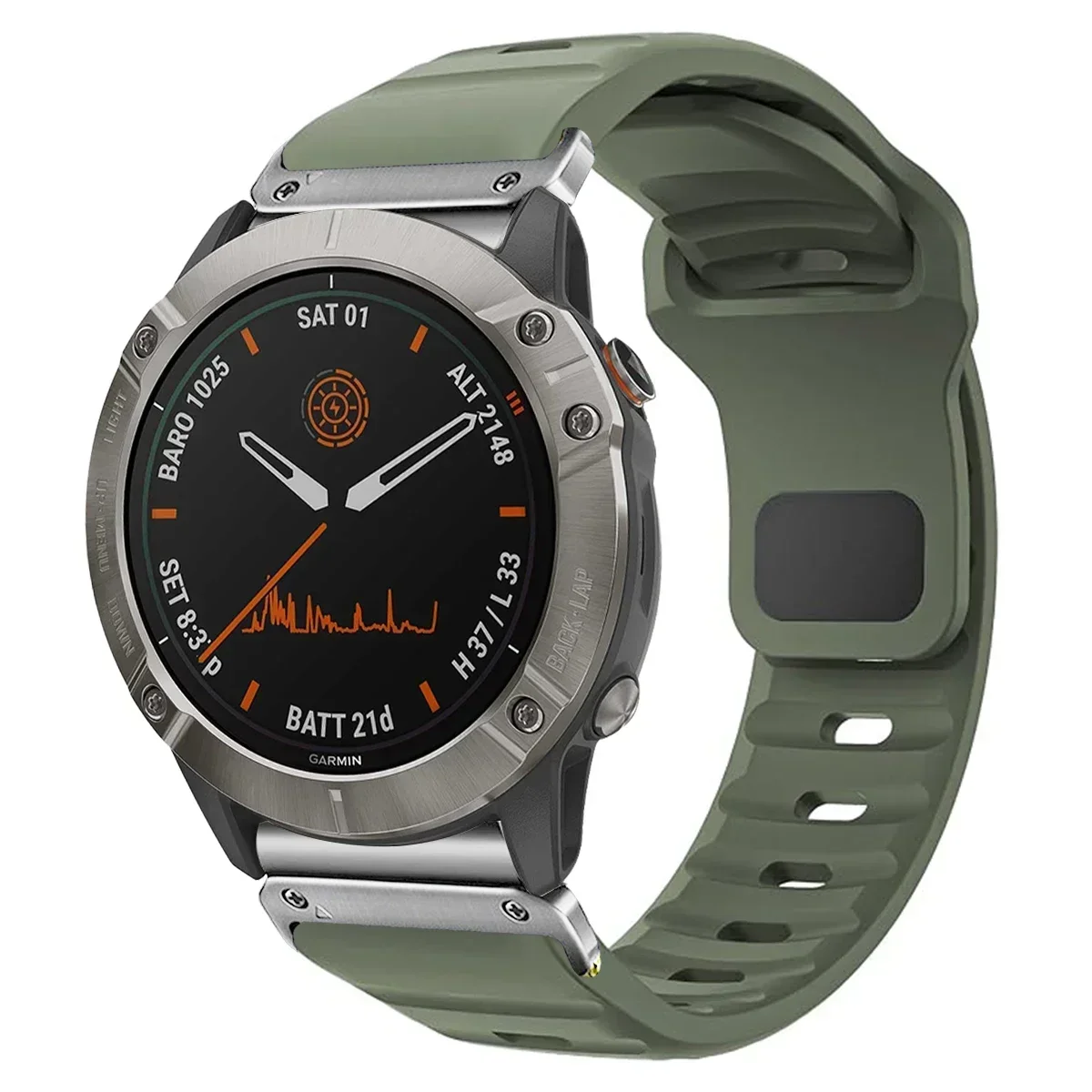 QuickFit Silicone No-Gap Watchband - Versatile 22mm & 26mm Strap