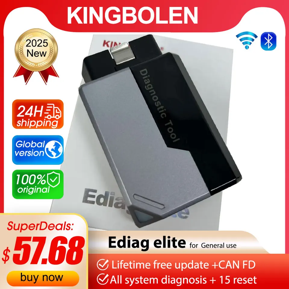 2025 Ediag Elite Full System Diagnostic Tool - Lifetime Free Updates, Bidirectional