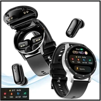 GEJIAN X10 Headset Smart Watch TWS Two In One Wireless Bluetooth Dual Headset Call Health Blood Pressure Sport Music Smartwatch 1