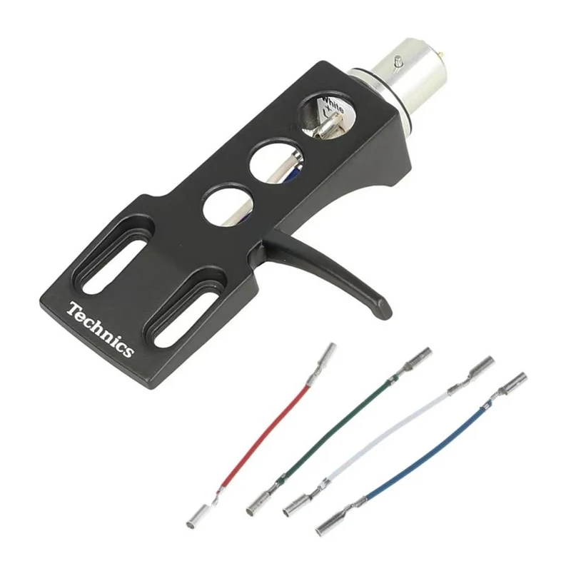 턴테이블 범용 카트리지 헤드쉘 스타일러스 홀더, LP 비닐 픽업 레코드 플레이어 축음기, 테크닉스 1200 1210, 1 개 