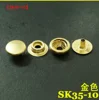Japan YKK Copper Snap Buttons, O-shaped Spring Buckles, Copper Snap Handmade Leather Accessories 4