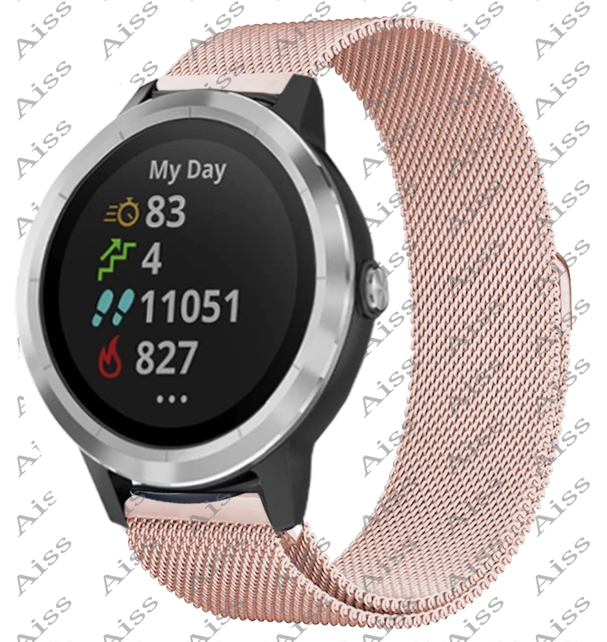 Milanese Loop Smartwatch Wristband Bracelet - 20mm/22mm Strap