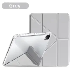 Y-Fold Track Clear Protective Tablet Cover for 2024 Pro 13-inch M4 (Grey)