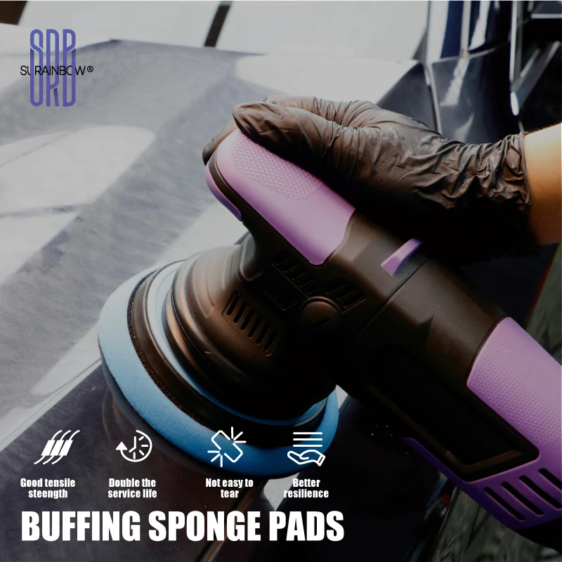 Premium 5-Inch Foam Polishing and Waxing Pads - Multi-Grit Set