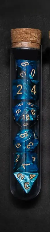Transparent Polyhedral D&D COC Dice Set 7Pcs/Set DnD RPG Fantasy Potion Flask | Dungeons and Dragons Dice Set for Table Games - Image 9