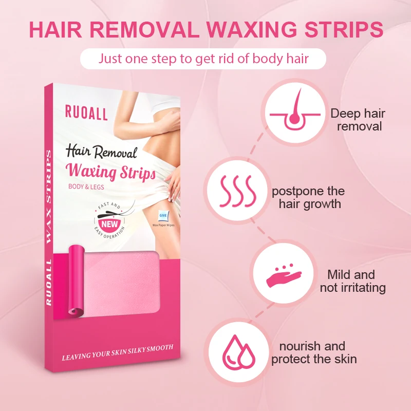 Depilatory Wax Strips 6pcs/40pcs