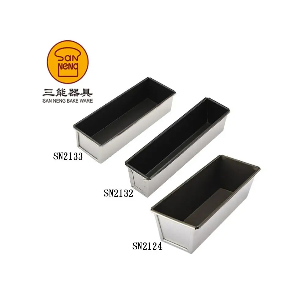 Tee-Able SN232 Rectangular Non-Sti Bread Pound Cake Fruit Strip Home Use Kitchen Baking Molds Aluminum Alloy Cake Molds