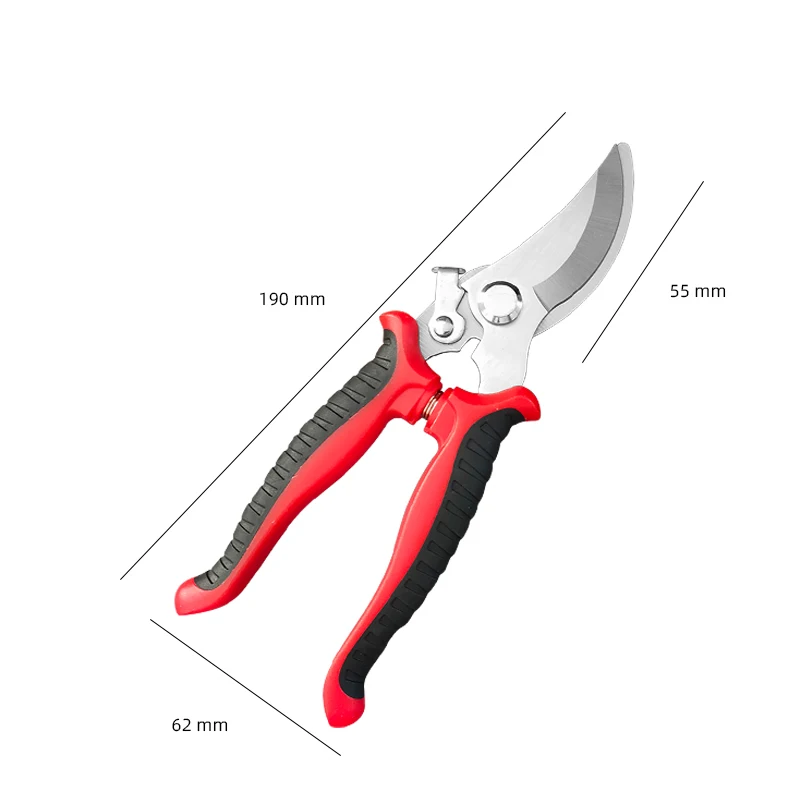 Pruning Shears Sharp Blade One-handed Branch Grass Garden Fruit Tree Trimming Scissors Knife Non-slip Handle Tools