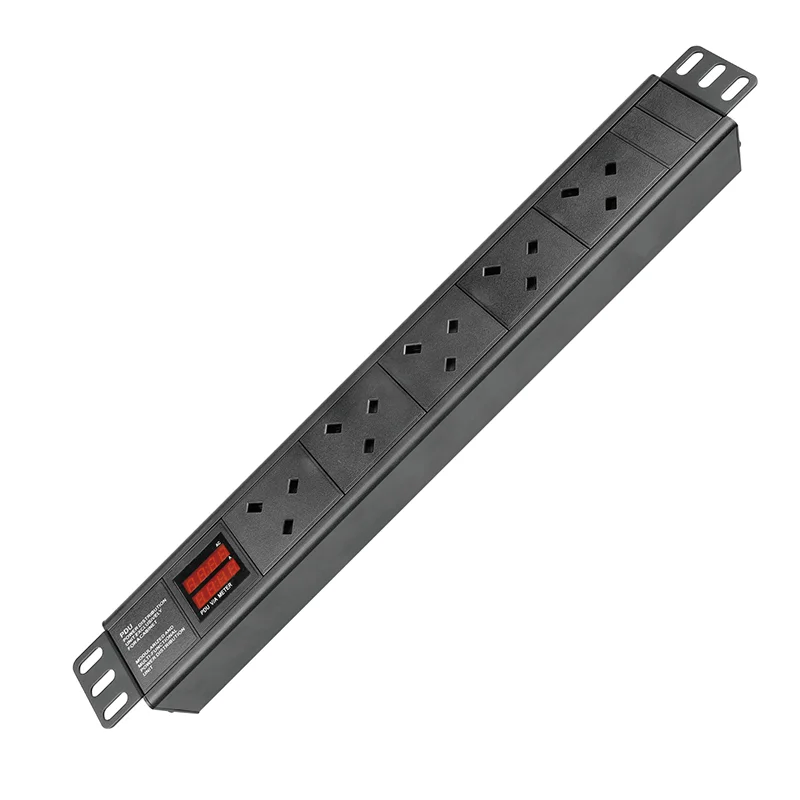Rack PDU 1U 13a 19 inch 5way UK data center server mount pdu power socket