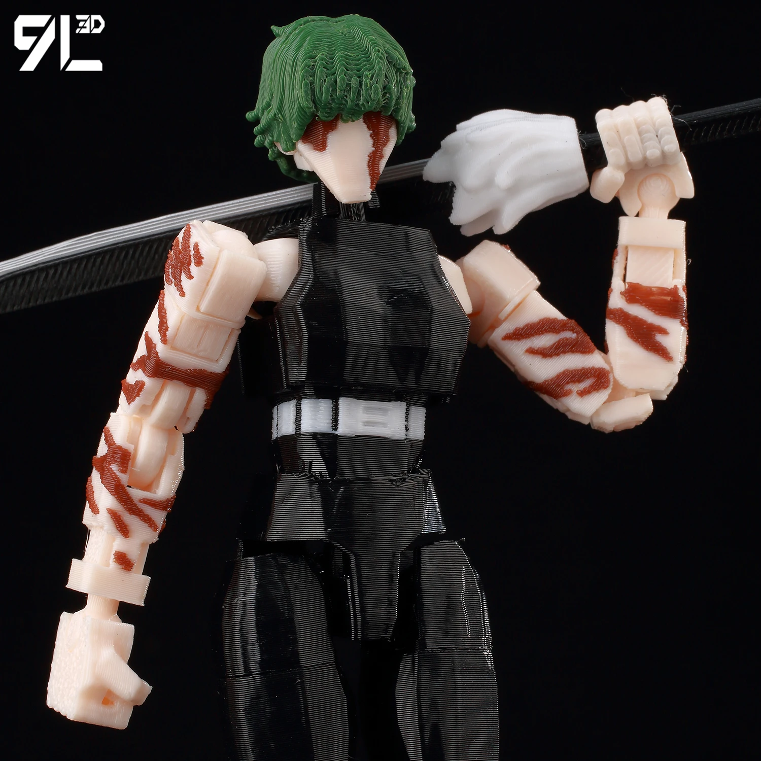 9L3D Multi-Joint Articulated Figure Lucky13 Dummy13 Zen'in Maki