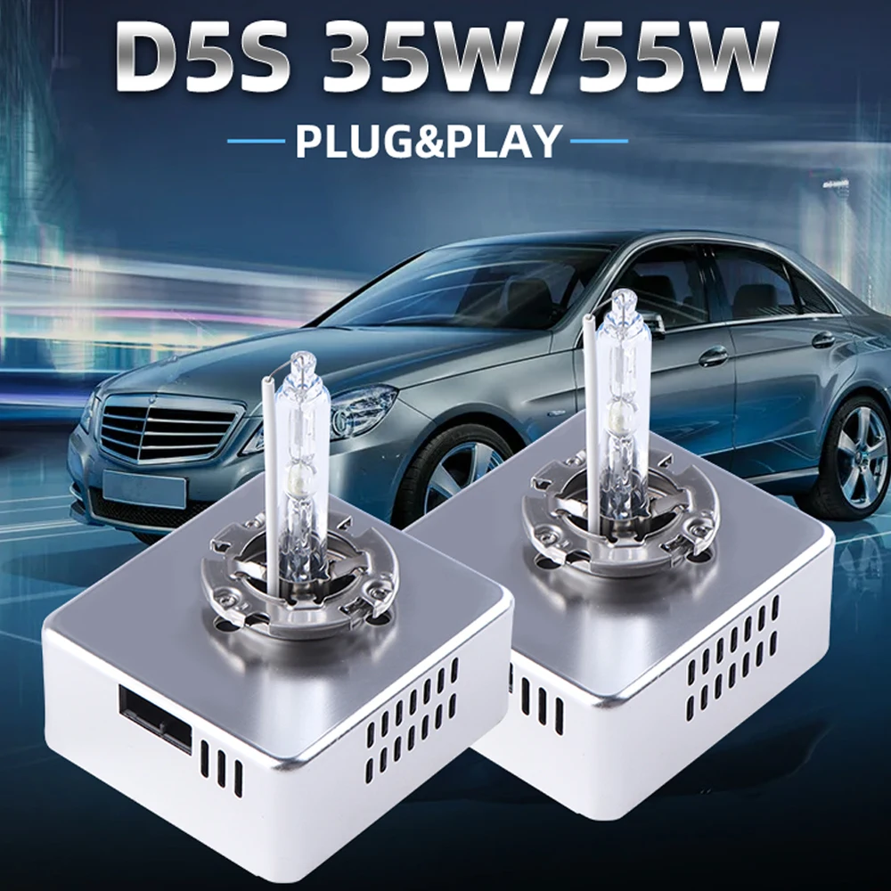 2 X55W D5S Xenon Hid Lampadina 6000K 8000K 4300K Pk32D-7 Lampada Automatica Ac 12V Xenon Standard Faro Reattore Kit Per Audi Bmw Chevrolet