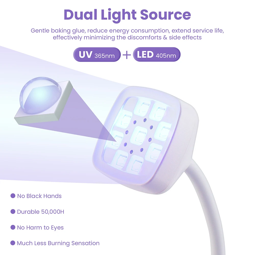Wireless LED UV Nail Dryer Gel Nail Fast Drying Nail Lamp Mini Cureing Lamp For Nails Manicure Table Lamp Rechargeable Nail Lamp 4