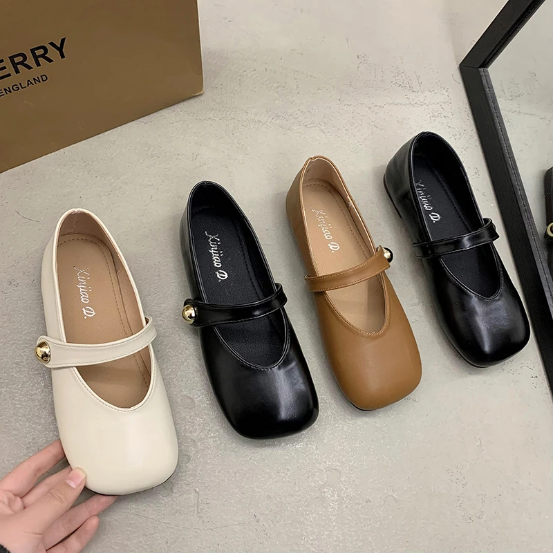 

Женские туфли в стиле ретро, мягкие повседневные женские кроссовки с квадратным носком, на плоской подошве, оксфорды с закрытым носком, модельные классические туфли из искусственной кожи на шнуровке, Новинка лета 2024