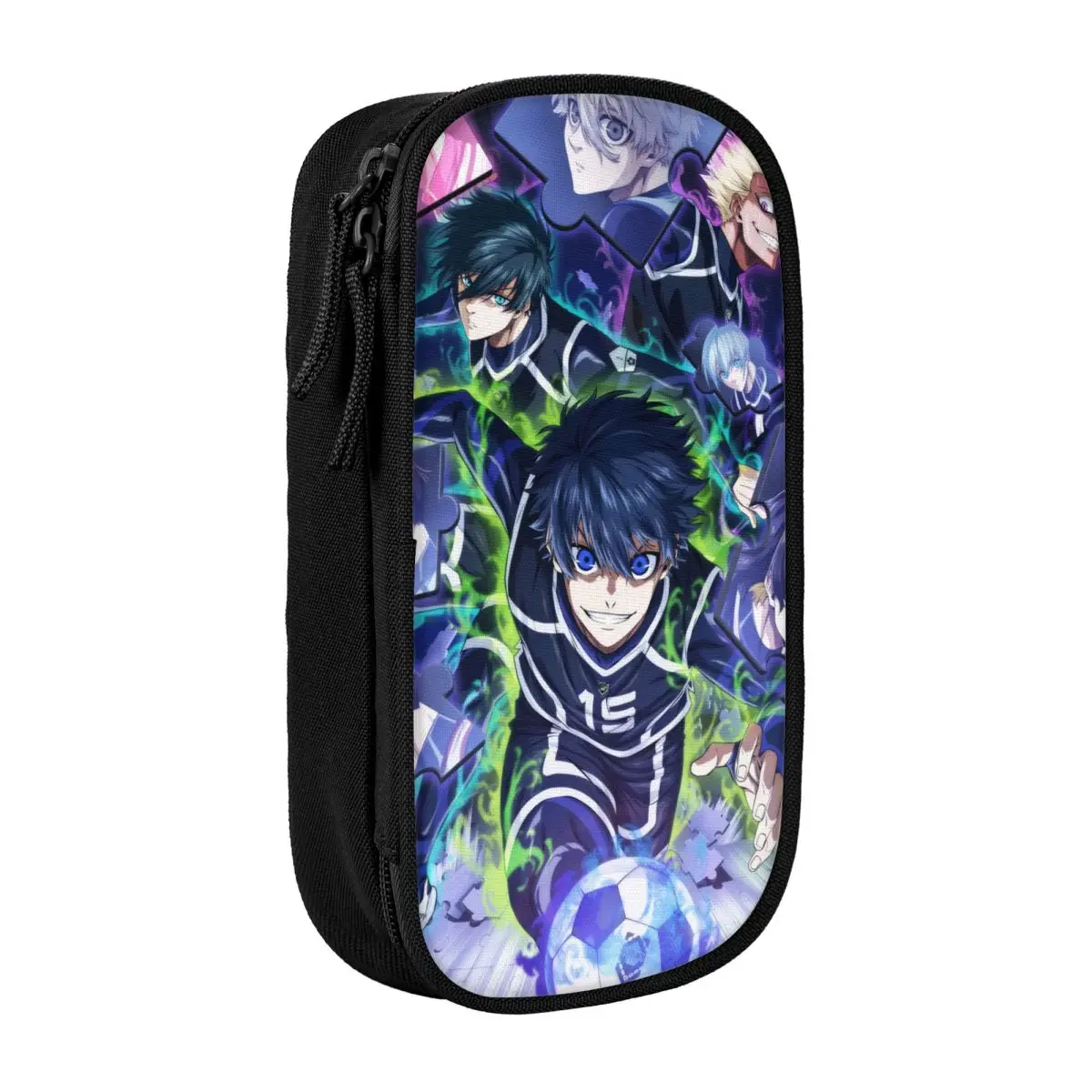 Anime Blue Lock Large Zippered Pencil Case