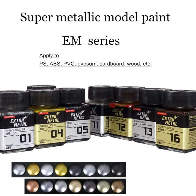 SUNIN 7 SEM01-SEM28 20ml Super Metallic Color Paint SEM Series Acrylic  Pigment Painting Tool for Assembly Model Hobby DIY Tools - AliExpress