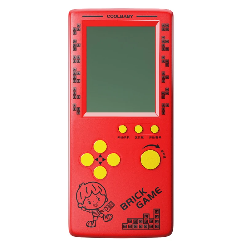 4.1 Inch Large Screen Mini portable Classic Handheld Game Machine Brick Game Kids Game Machine Toy With Game Music Playback 6