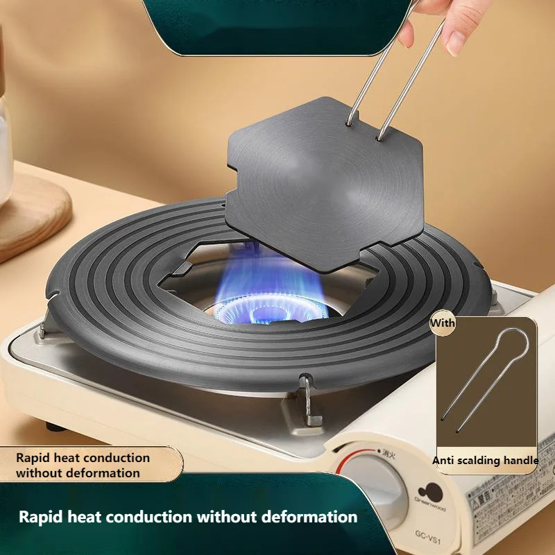 Gas Stove Household Detachable Heat Transfer Plate Thermal Insulation Anti Burning Kitchen Thawing defrosting tray heat conduction plate