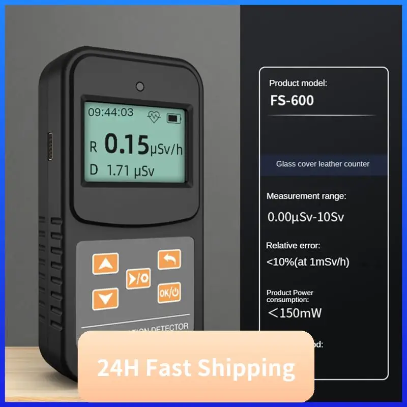T30C New Geiger Counter Nuclear Radiation Detector &Beta; Y X-Ray Detection Geiger Radioactive Detector LCD Display Household