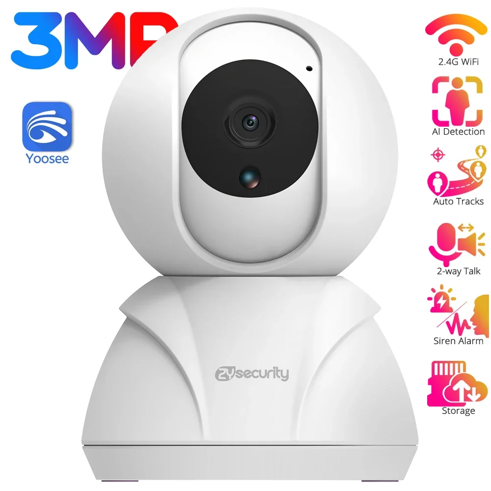 

IP-камера Yoosee для системы видеонаблюдения, 3 Мп, Wi-Fi, 1080P