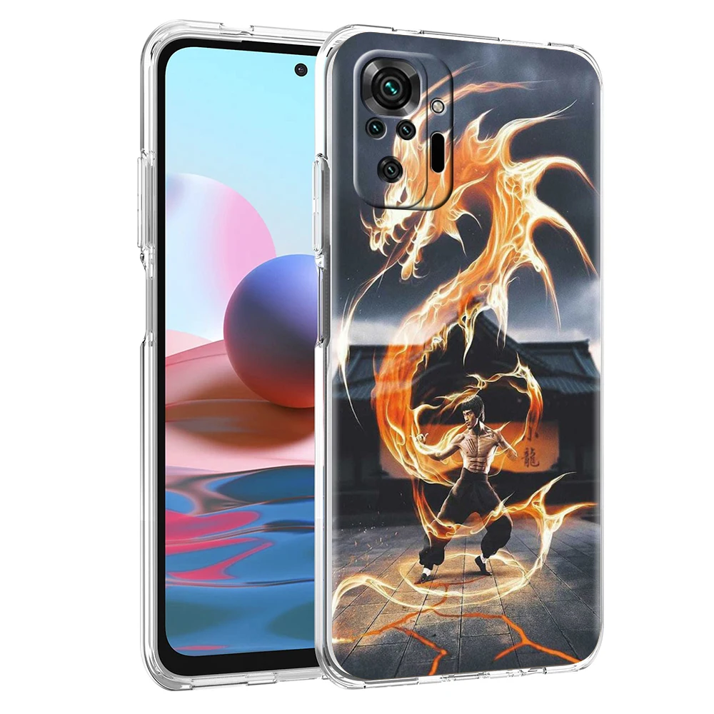 Transparent Silicone Kung Fu Taekwondo Karate Design Phone Case Cover
