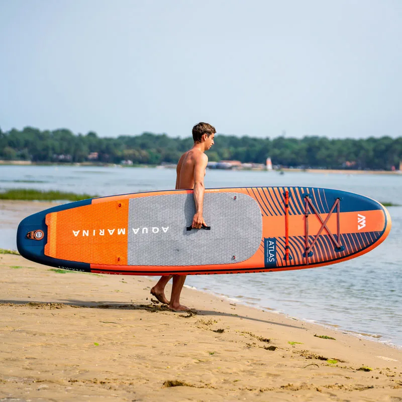 new AQUA MARINA 366*86*15cm inflatable surfboard stand up paddle ATLAS board surfing water sport sup board dinghy raft