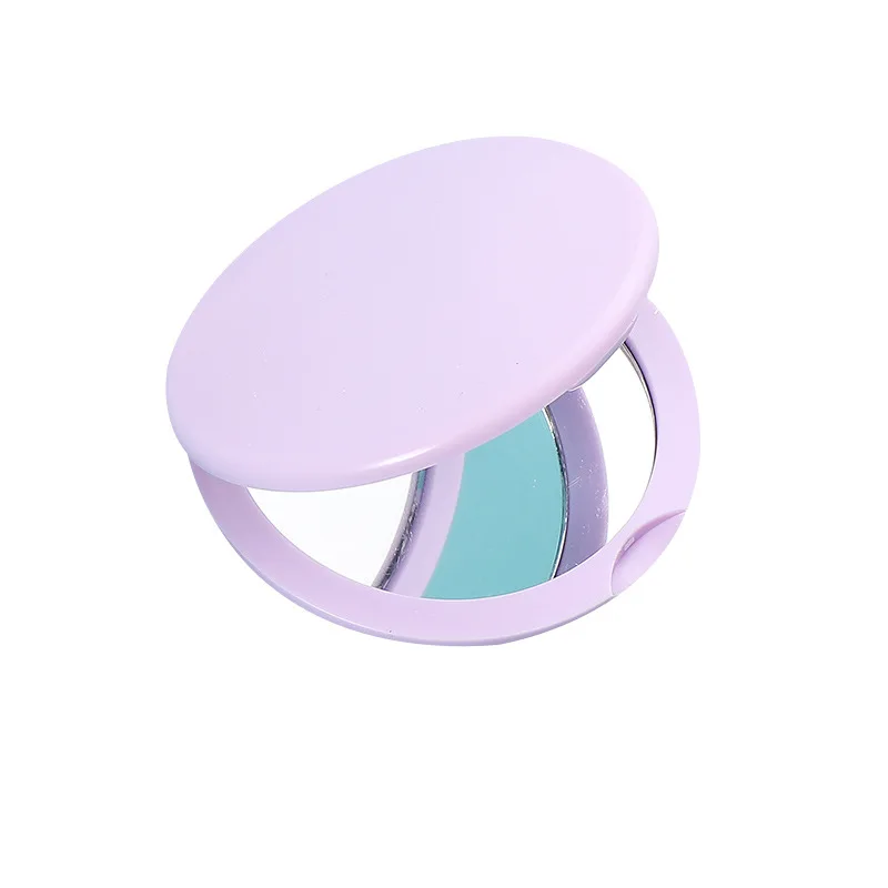 1pc Portable Round Pocket Folding Makeup Mirrors for Girls Women Mini Pocket Vanity Mirror Styling Aceesories 4 Colors