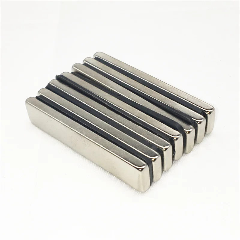 2pcs-50pcs 50x10x3mm N50 bar block rare earth neodymium permanent strong magnet 