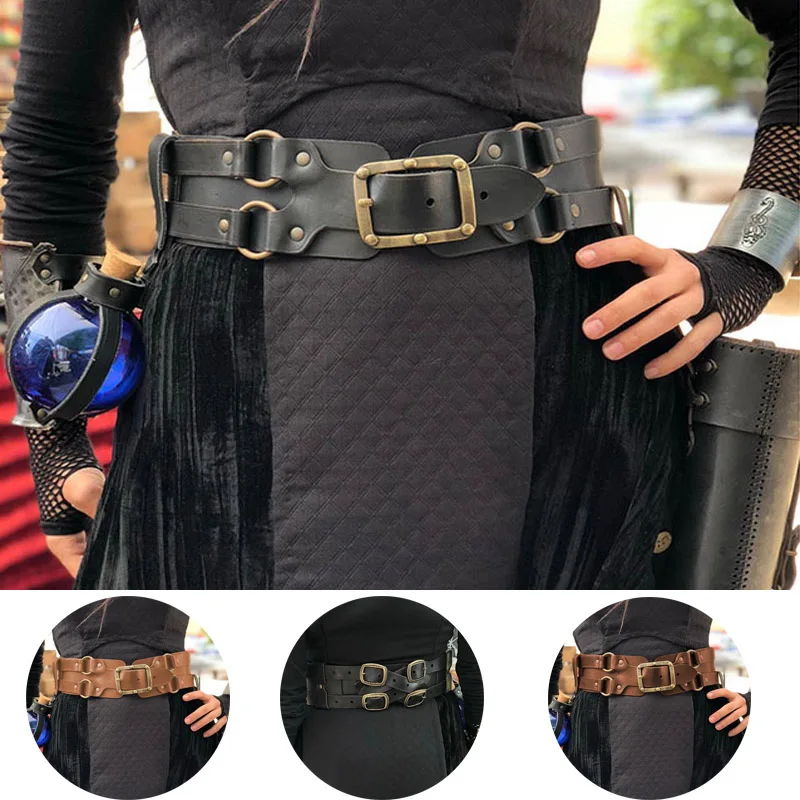 Cinturón y monedero tilo vikingo Medieval, 2 uds., perfecto para LARP Renaissance Faire