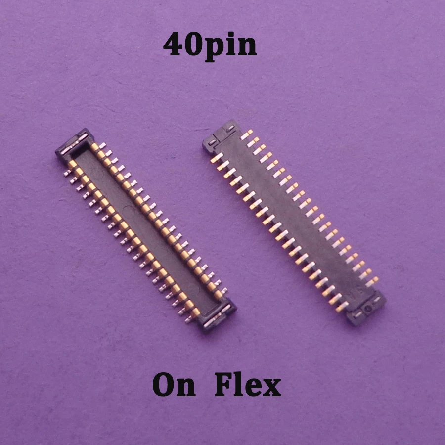 10Pcs 40pin Plug On Board For Motorola Moto G4/G7 Plus/G9 Power /G7/G9 Play LCD Display Screen Flex FPC Connector