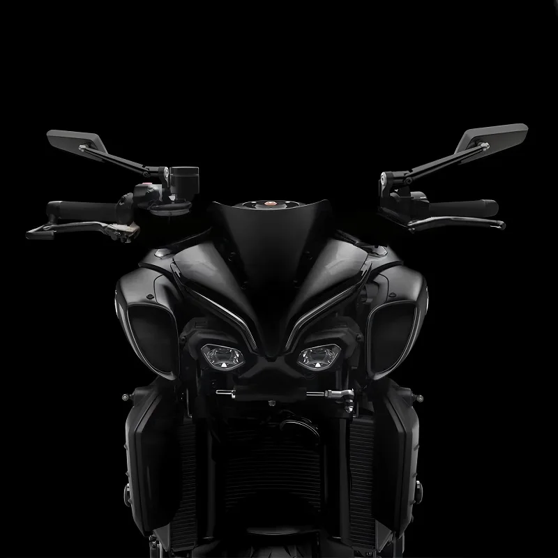 Aprilia Tuono 457 Tuono 660 Factory Tuono 1100 V4 RR Factory 용 오토바이 미러 윈드 윙 조정 가능한 회전 백미러