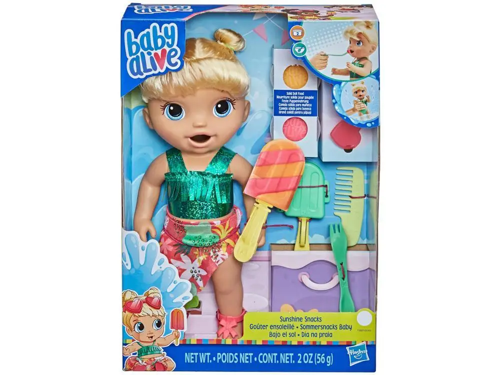 Boneca Baby Alive Dia na Praia Loira 2