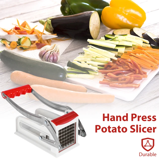 Machine Cut Manual Potato Chip  Kitchen Gadgets Potato Chipper - Cutter  Potato - Aliexpress