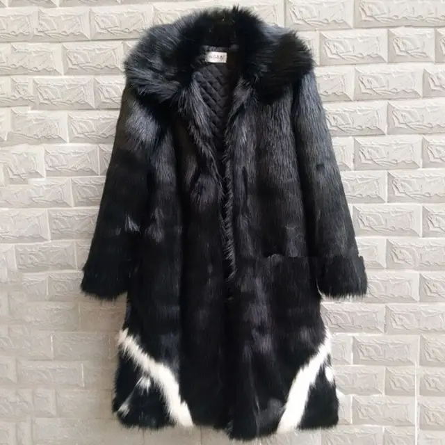 Long Faux Fur Jacket 2