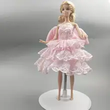 

Angel Wing Lace Floral 1/6 Doll Dress for Barbie Clothes Pink Accessories for Barbie Doll Outfits Gown Kids DIY Toys Gifts 11.5"