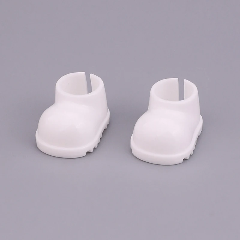 15/17cm Doll Shoes Plastic Mini Shoes For Dolls Mini Finger Shoes Clothing Accessory For 6.9 Inch Dollhouse Toys Random