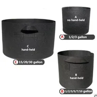 1 Gallon-30 Gallon Plant Grow Bags Home Garden Plant Growing  Fabric Pot Grow Fruit  Plants Thicken Gardening Tools 3