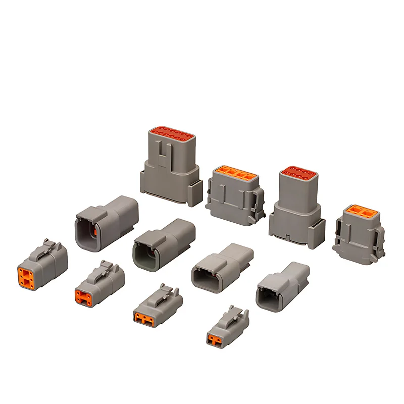 5/20/100 Sets 6 Pin Way Deutsch DTM04-6P DTM06-6S Waterproof Electrical Wire Connector 16-22AWG DTM Series Connector Male Female electrical connector