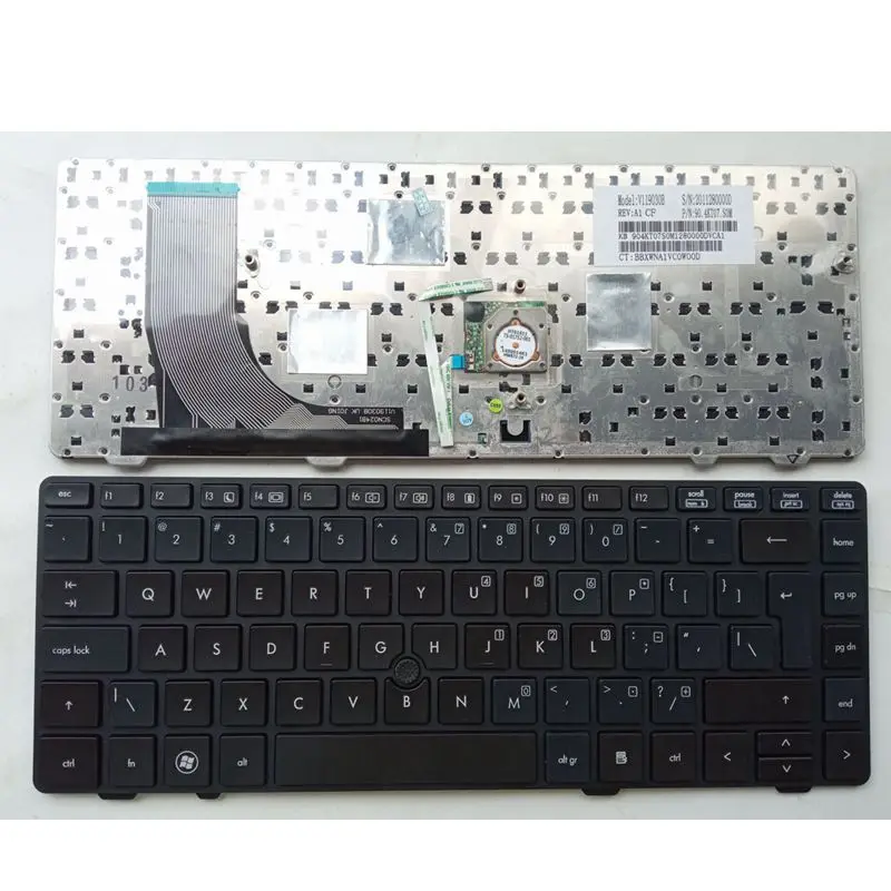 Tastiera Per Laptop Us/Ar/Ru Per Hp Probook 6450B 6455B 6360B 6360T 6460 6460B 6465B