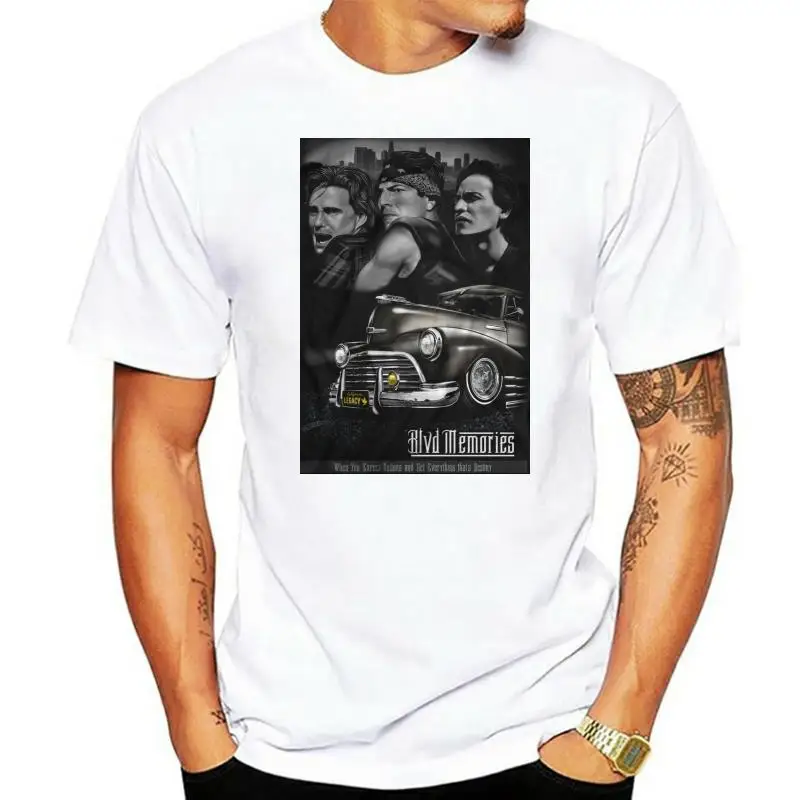 Blood In Blood Out Xt Los Angeles T Shirt Lowrider Family Poster Da Collezione