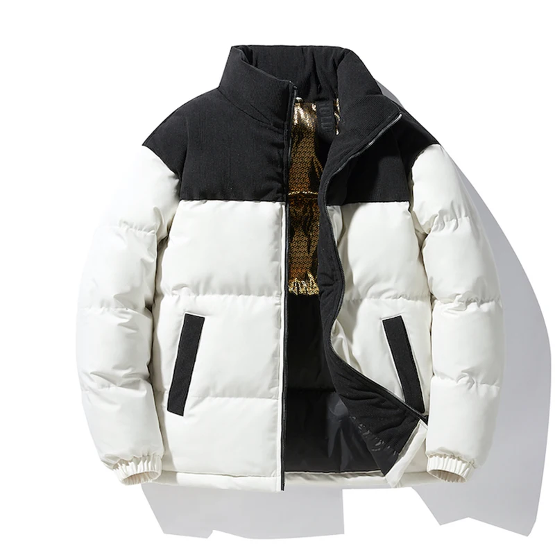 Down Jacket Vertical Collar Down Jacket for Warmth