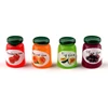 4Pcs 1:12 Dollhouse Miniatures Jams Bottles Model Kicthen Food Accessories For Doll House Decor Kids Pretend Play Toys Gift 1