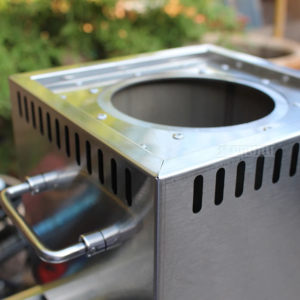 Courtyard Cooking Stove Portable Barbecue Burner Camping Fierce Fire Stove Outdoor Firewood Burner