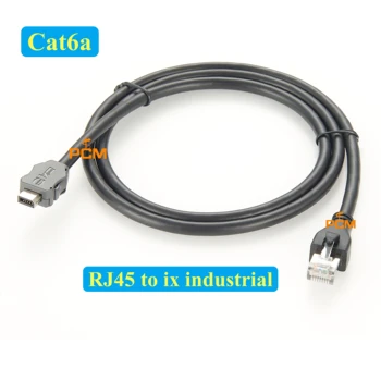 Cavo Ethernet CAT6A ix industriale a RJ45 per LUCID Vision Labs CAB-IR-5M IX40G-A-10S-CV GigE Vision Basler Cognex PoE Camera