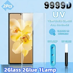 3D Curved Full Glue UV Tempered Glass Screen Protector - Uv Curing Film