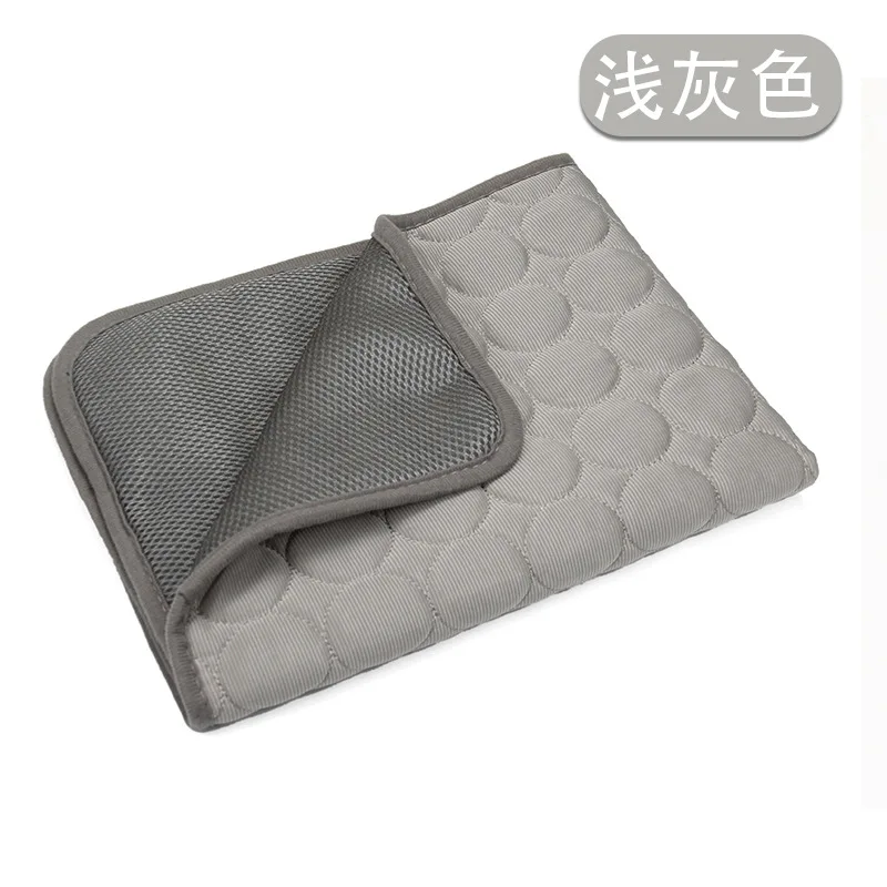 Pet Cooling Mat Summer Pad Mat For Dogs Cat Blanket Sofa Breathable Blanket Cat Ice Pad Washable For Small Dogs Sleep Bed