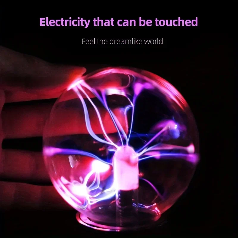 Creative Induction Plasma Ball Electrostatic Touch Magic Ball Ion Lamp USB Sound Control Creative Handicraft Birthday Gift - Image 3