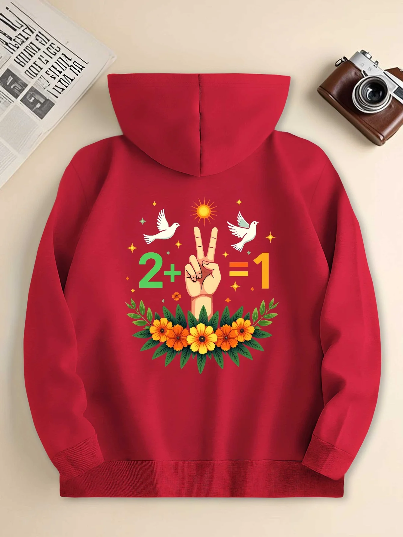 equation Middle eastern Kurdish Peace Sign Men's hoodies