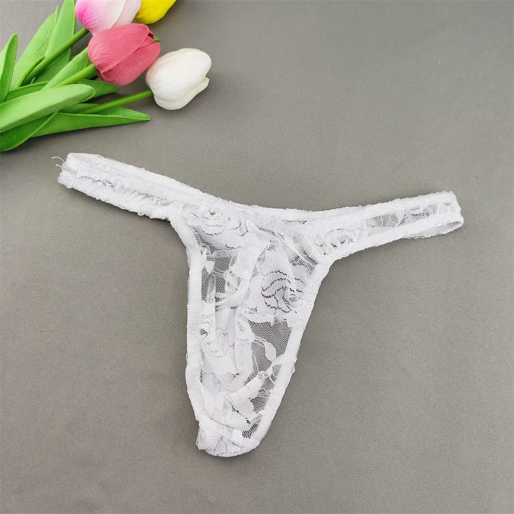 Slip Biancheria Intima Da Uomo Corde G Lingerie Tangas Perize Borsa - Foto 14