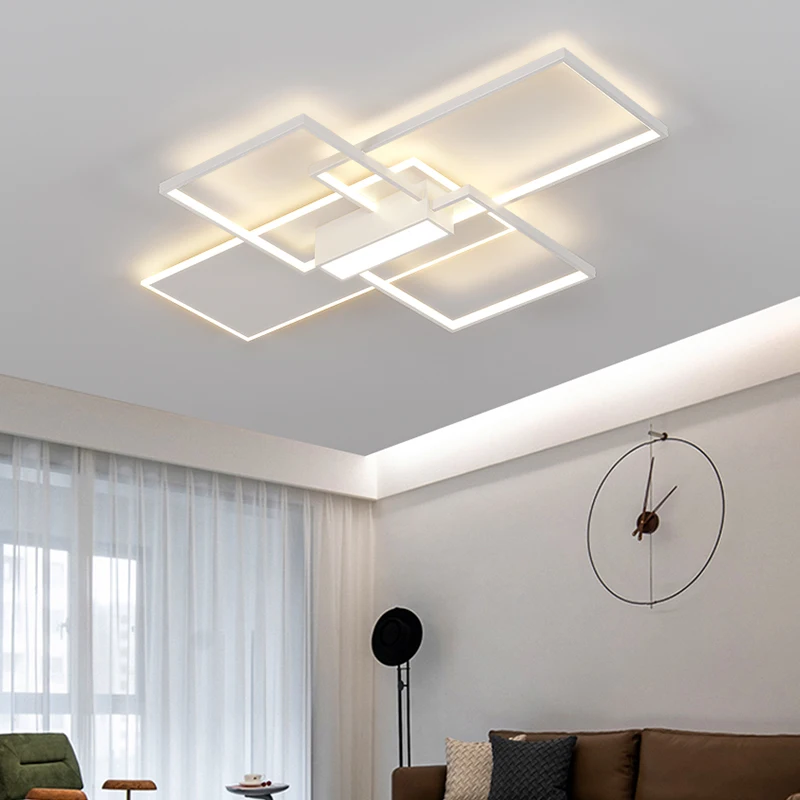 Modern Led Chandelier Living Room Bedroom Pendant Lights With Remote Control Function Home Indoor Lighting Decor Chandelier Lamp